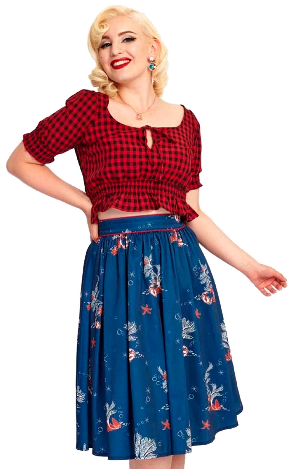 Voodoo_Vixen_COLBIE_CORAL_Retro_Sailor_Vintage_SWING_SKIRT_Rock_-_Meerblau-2