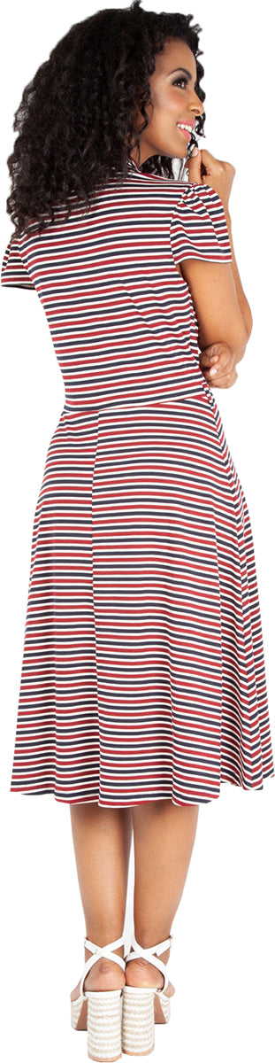 Voodoo_Vixen_CORINNA_Sailor_STRIPED_Streifen_KURZARM_Swing_Dress_KLEID-3