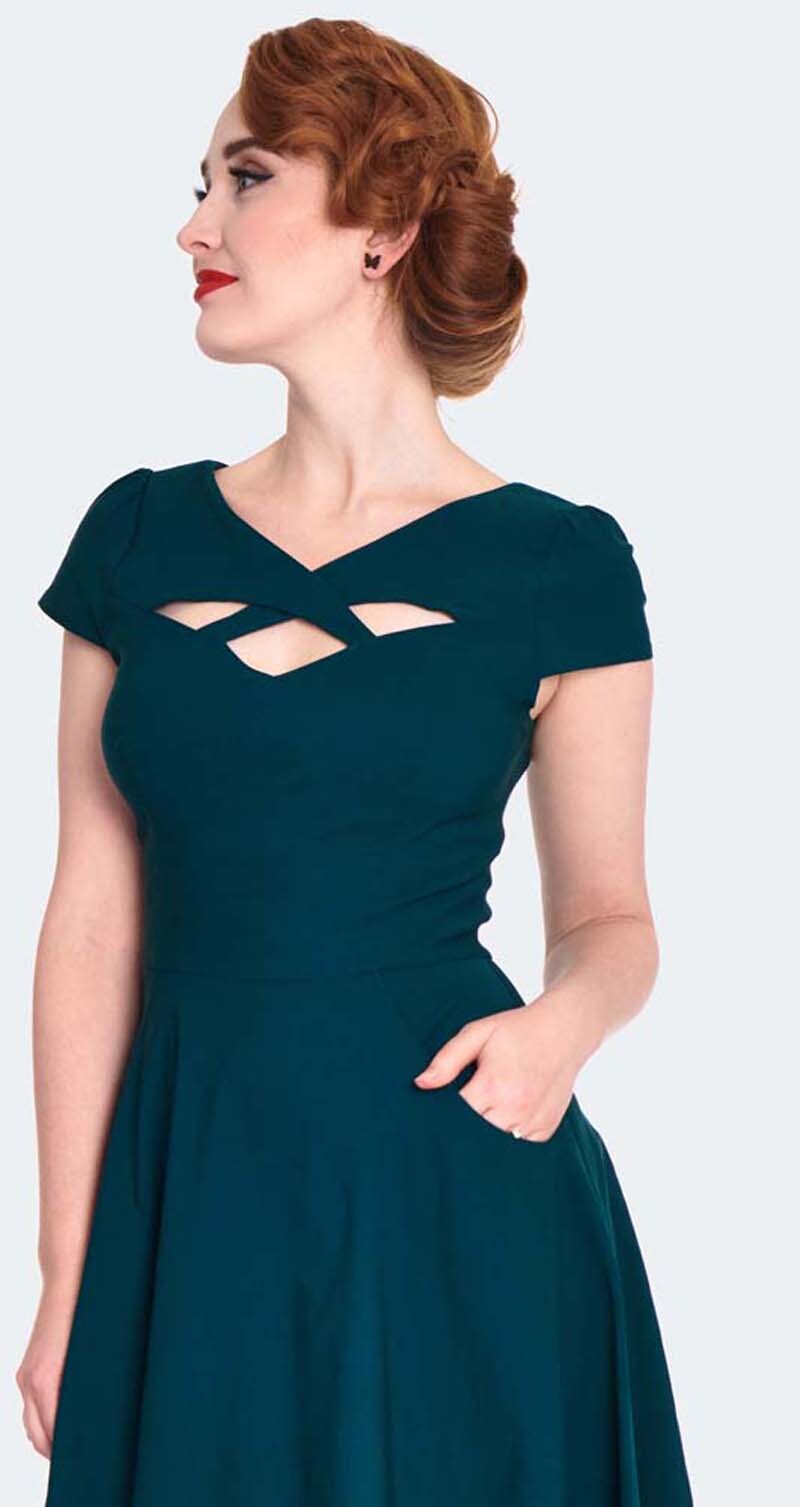 Voodoo_Vixen_CRISS_CROSS_Vintage_CutOut_50s_SWING_DRESS_Kleid_Dunkel-3RIjrIWoGWWHAG