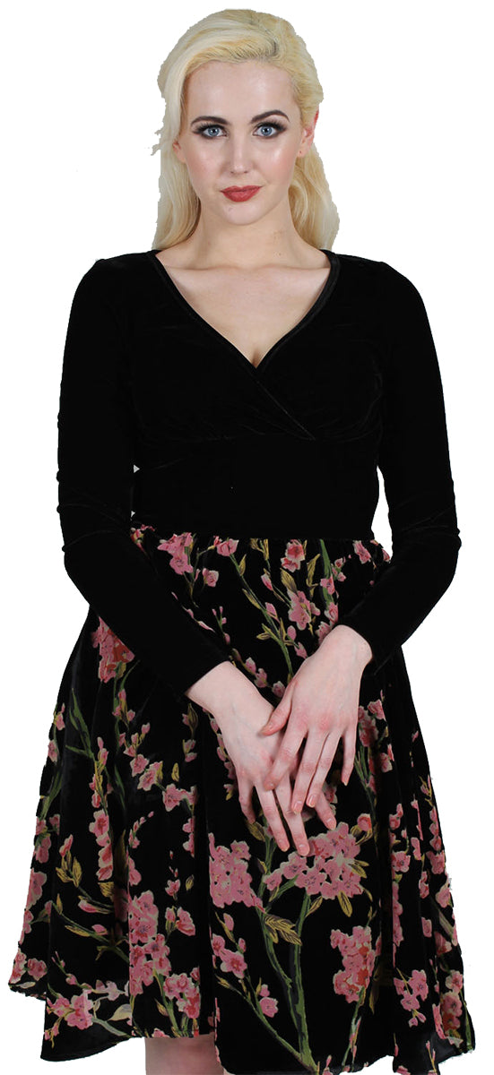 Voodoo_Vixen_Cheryl_Velvet_Dress_With_Chiffon_Rose_Flocking1Vv7t7WAyYMmKm