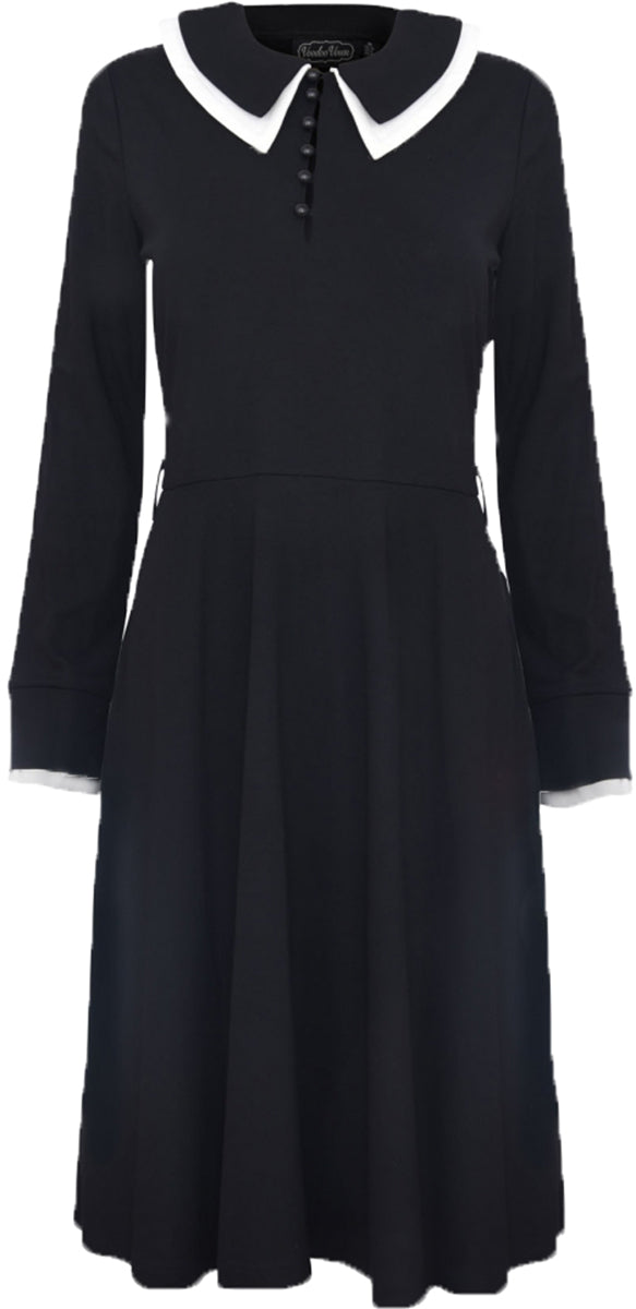 Voodoo_Vixen_DARK_SACREMENT_Vintage_Double_Collared_SWING_DRESS_Kleid-1
