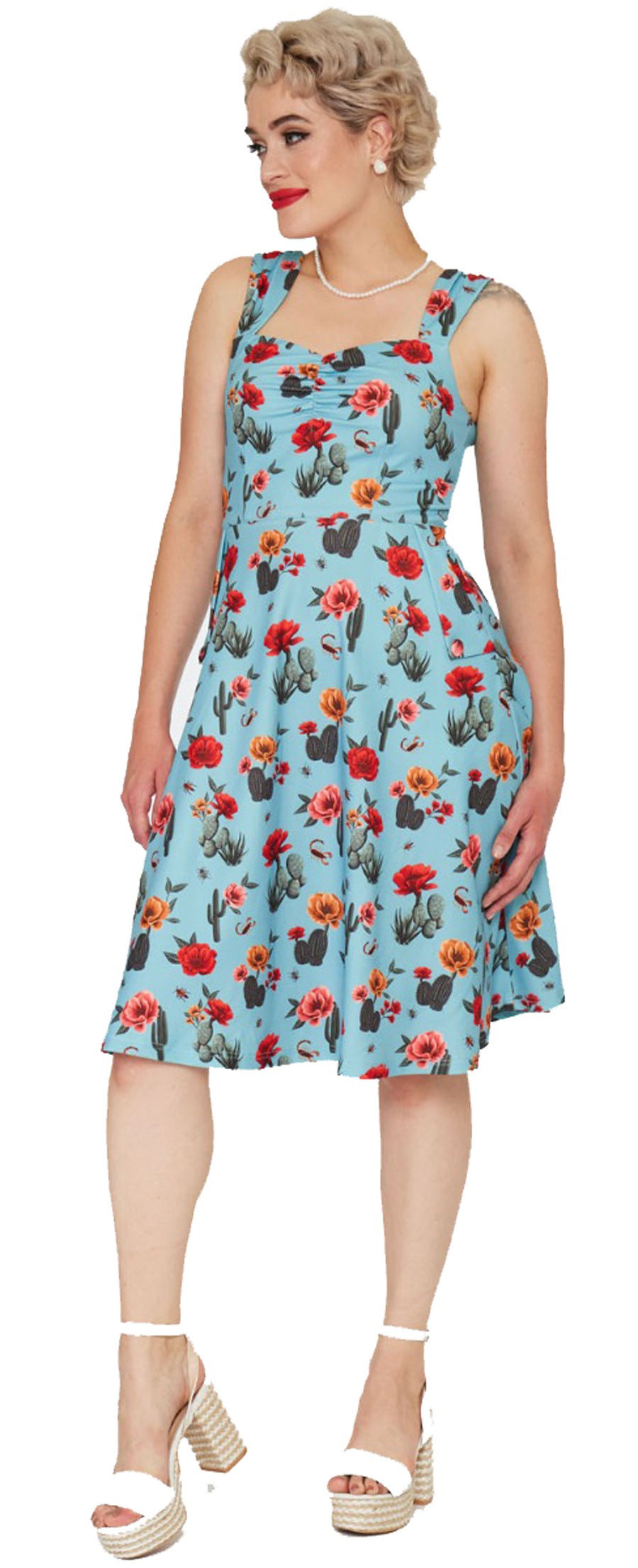 Voodoo_Vixen_DESERT_FLORAL_Vintage_CACTUS_Kakteen_Traeger_50s_SWING_DRESS_Kleid_-_Himmelblau-2