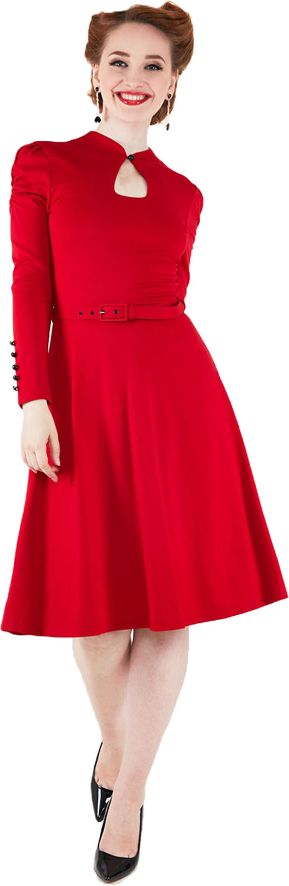 Voodoo_Vixen_DITHA_Vintage_PEEPHOLE_Langarm_50s_Swing_Dress_KLEID_Rot_killer_kirscheK7nlrhjUIkEUm