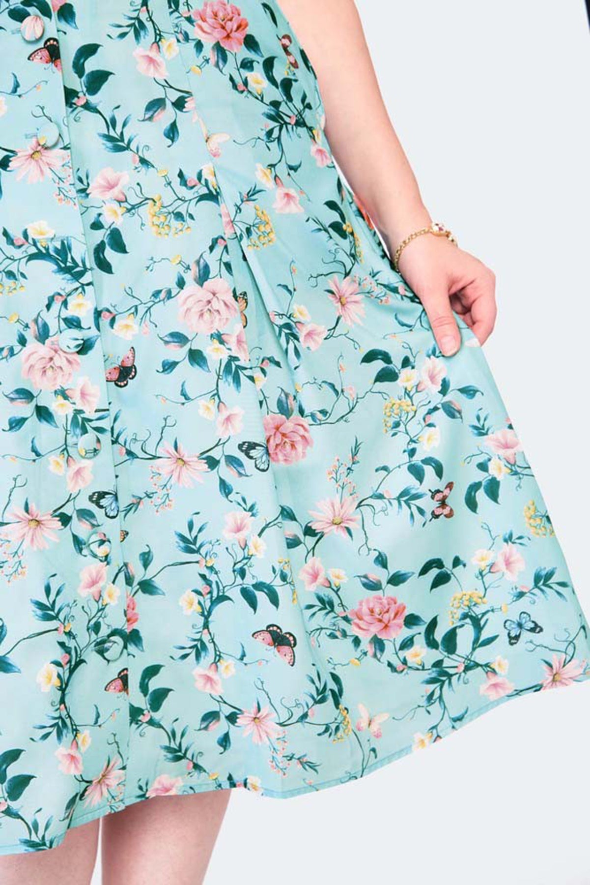 Voodoo_Vixen_Ditsy_butterfly_print_button_front_midi_skirt_Flowers_Blueten_SWING_SKIRT_Rock_killer_kirsche_3SsZtN0Tmnt5hO