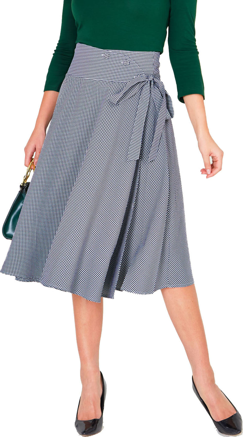 Voodoo_Vixen_ELIZABETH_Vintage_PEPITA_Karo_Schleife_50s_SWING_SKIRT_Rock_killer_kirsche