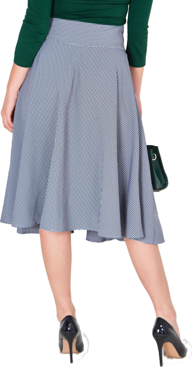 Voodoo_Vixen_Elizabeth_Curved_Waist_Bow_pepita_SWING_SKIRT_Rock_killer_kirsche_5