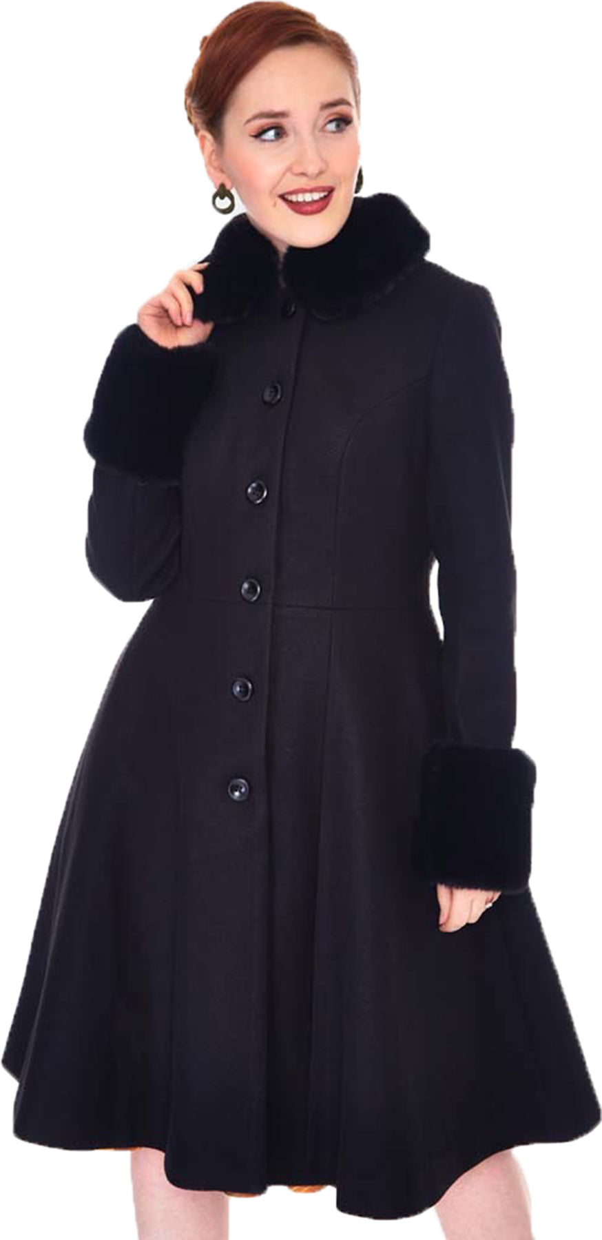Voodoo_Vixen_FAUX_FUR_TRIM_Vintage_KUNSTFELL_A-Linie_50s_COAT_Mantel_Schwarz_Killer_Kirsche-1pWLHHUctHYZg4