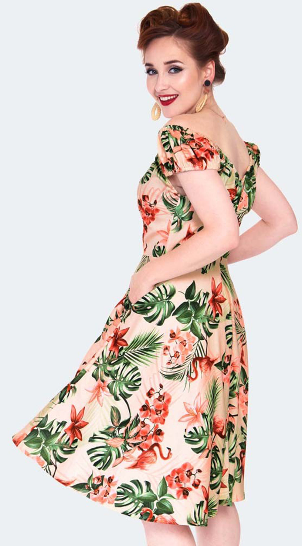 Voodoo_Vixen_Flamingo_50s_TROPICAL_Flowers_Floral_V-Neck_Retro_SWING_DRESS_Kleid_killer_kirsche_3dNIigoZjToCx3