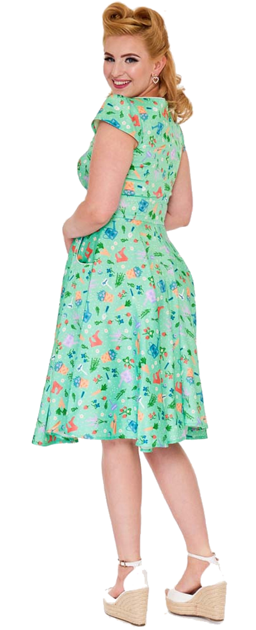 Voodoo_Vixen_GARDEN_PRINT_Vintage_Cut-Out_Criss-Cross_50s_SWING_DRESS_Kleid_-_Mint-5