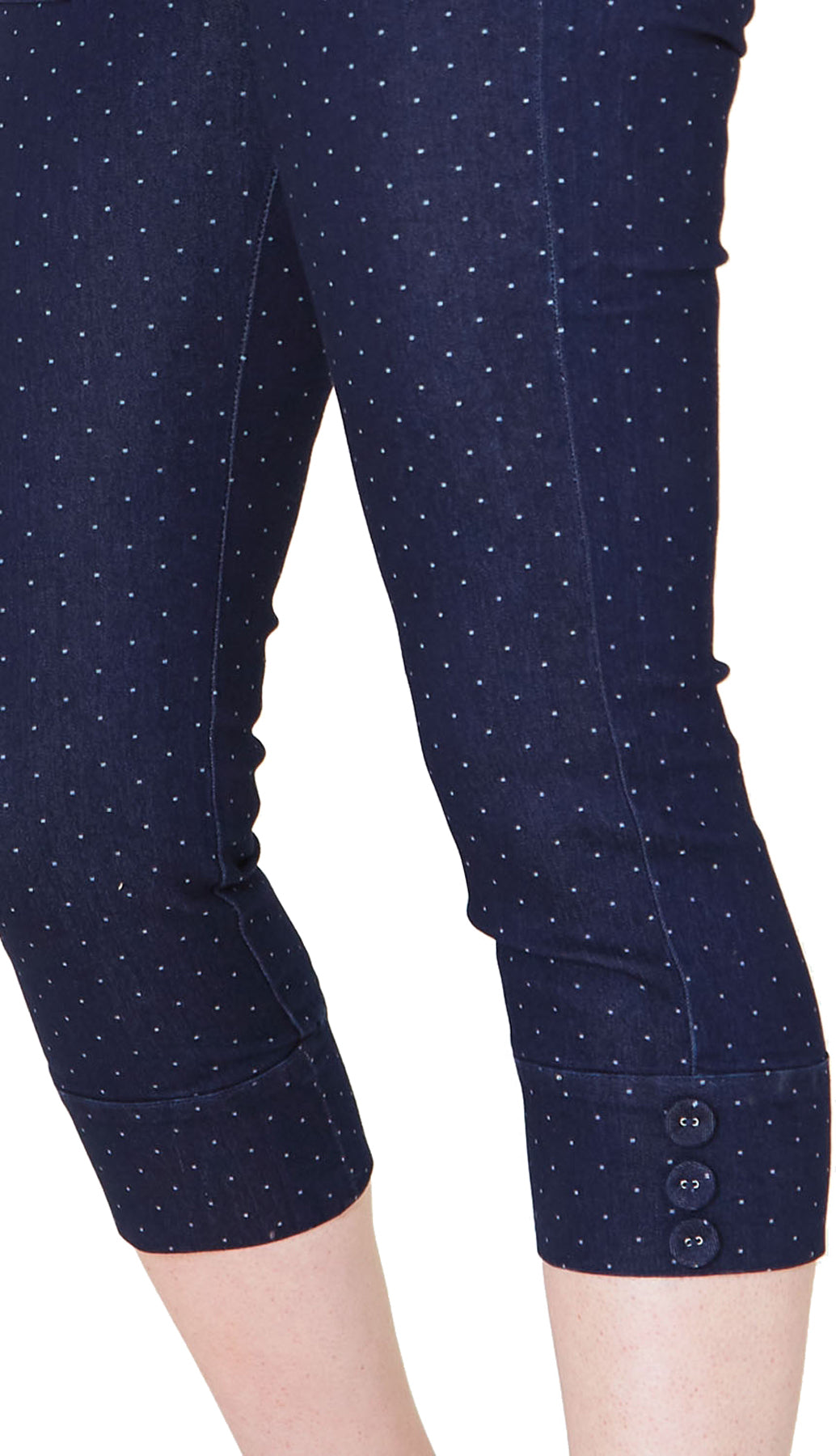 Voodoo_Vixen_HAILEY_Polka_Dot_Punkte_HIGH_WAIST_50s_Denim_CAPRI_JEANS_Hose_killer_kirsche_4XJ45a1arIPXGI
