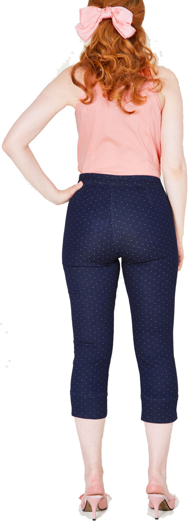 Voodoo_Vixen_HAILEY_Polka_Dot_Punkte_HIGH_WAIST_50s_Denim_CAPRI_JEANS_Hose_killer_kirsche_5UZU6xbeFm2mdB