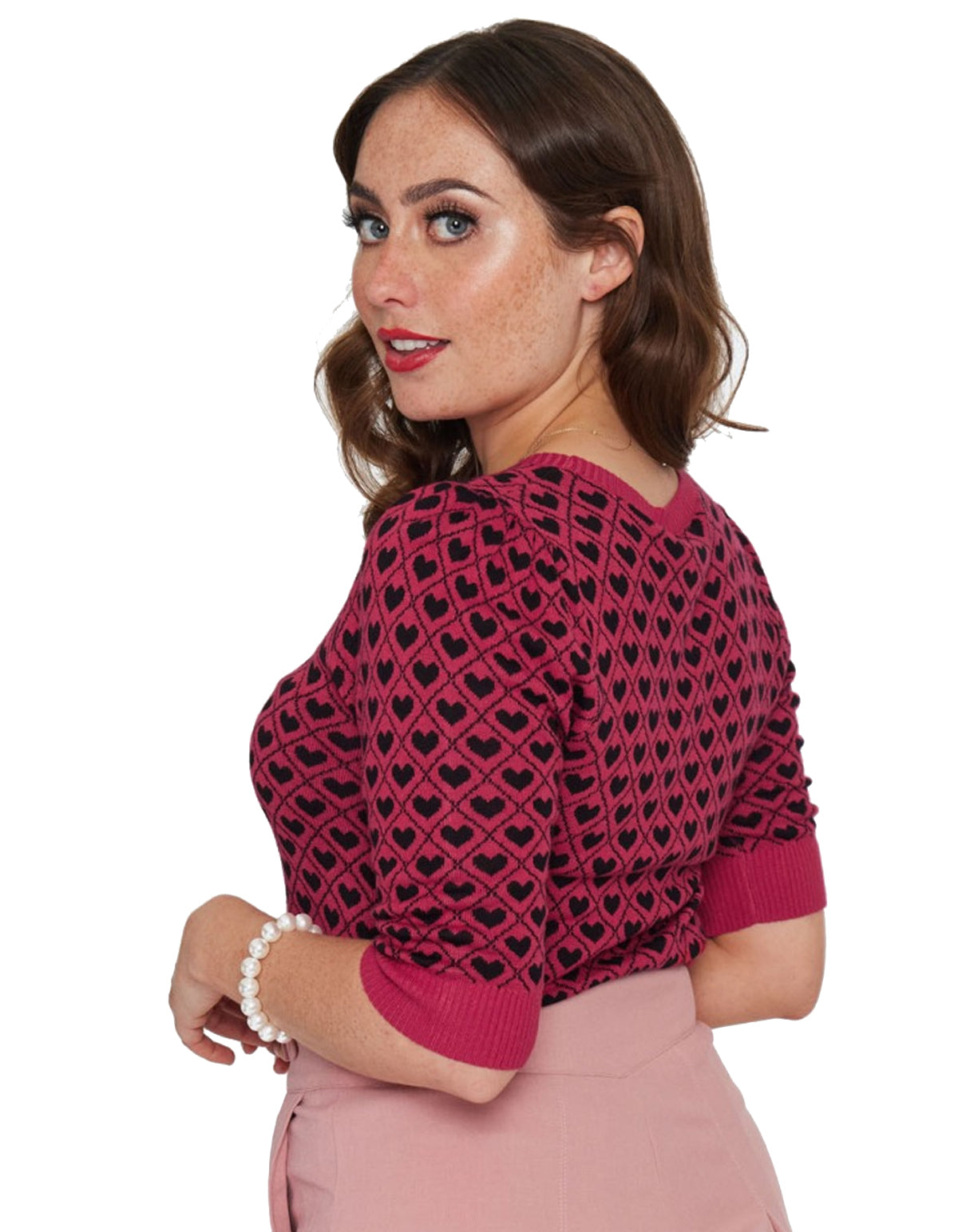 Voodoo_Vixen_HEART_PATTERN_Vintage_Black_Heart_Herzchen_SWEATER_Knitted_Pullover__Jumper-4SVxTfw61aqIyX