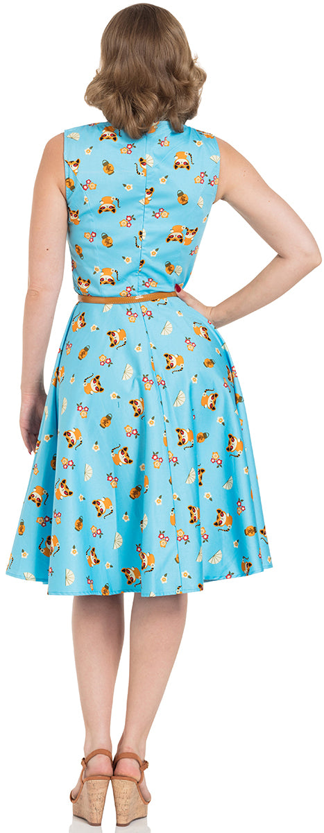 Voodoo_Vixen_HONEY_Vintage_Cute_CARTOON_CAT_Dress_SWING_KLEID-3