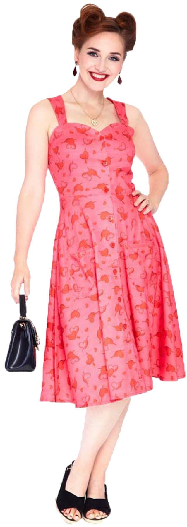Voodoo_Vixen_Heart_Button_50s_Vintage_Herz_Traeger_SWING_DRESS_Kleid_-_Pink_killer_kirsche_1DS9qCop4zTlTV