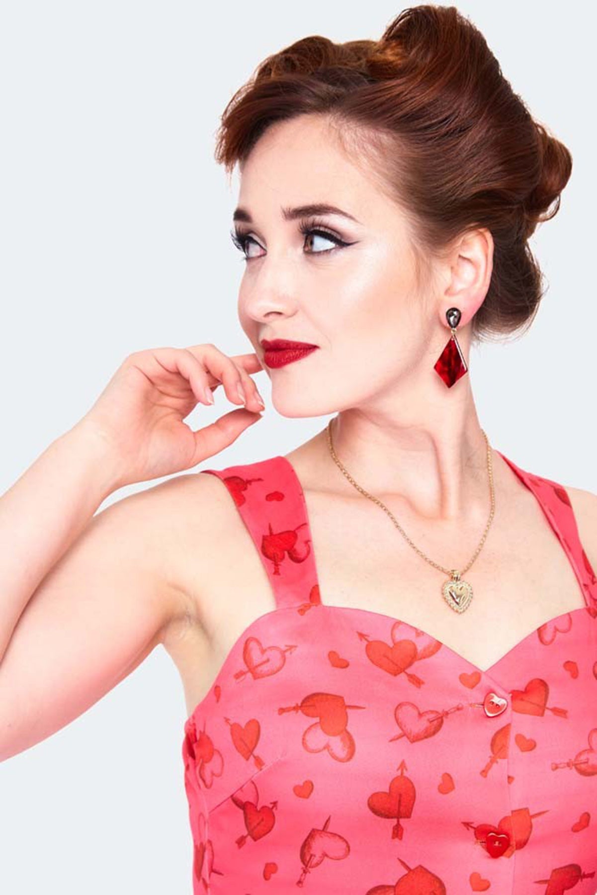 Voodoo_Vixen_Heart_Button_50s_Vintage_Herz_Traeger_SWING_DRESS_Kleid_-_Pink_killer_kirsche_4jSxnzFg7gk23B