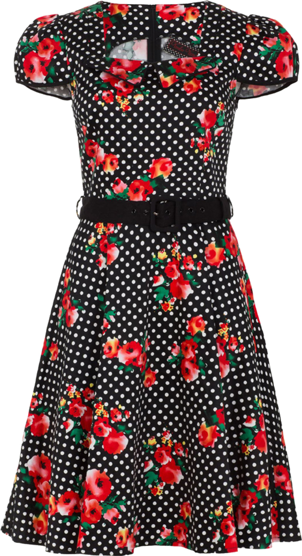 Voodoo_Vixen_JEMIMA_Polka_Dots_Vintage_ROSES_Pin_Up_KLEIDG0WP4LGl9zeA0