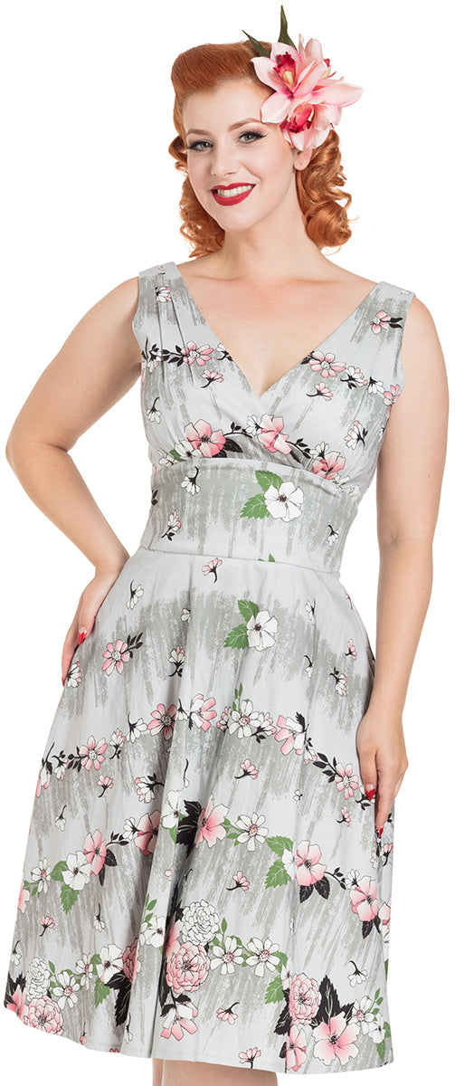 Voodoo_Vixen_JOAN_Floral_FLOWER_Blumen_V-NECK_Traeger_Dress_KLEID-2CxxKFk8fo1DXO