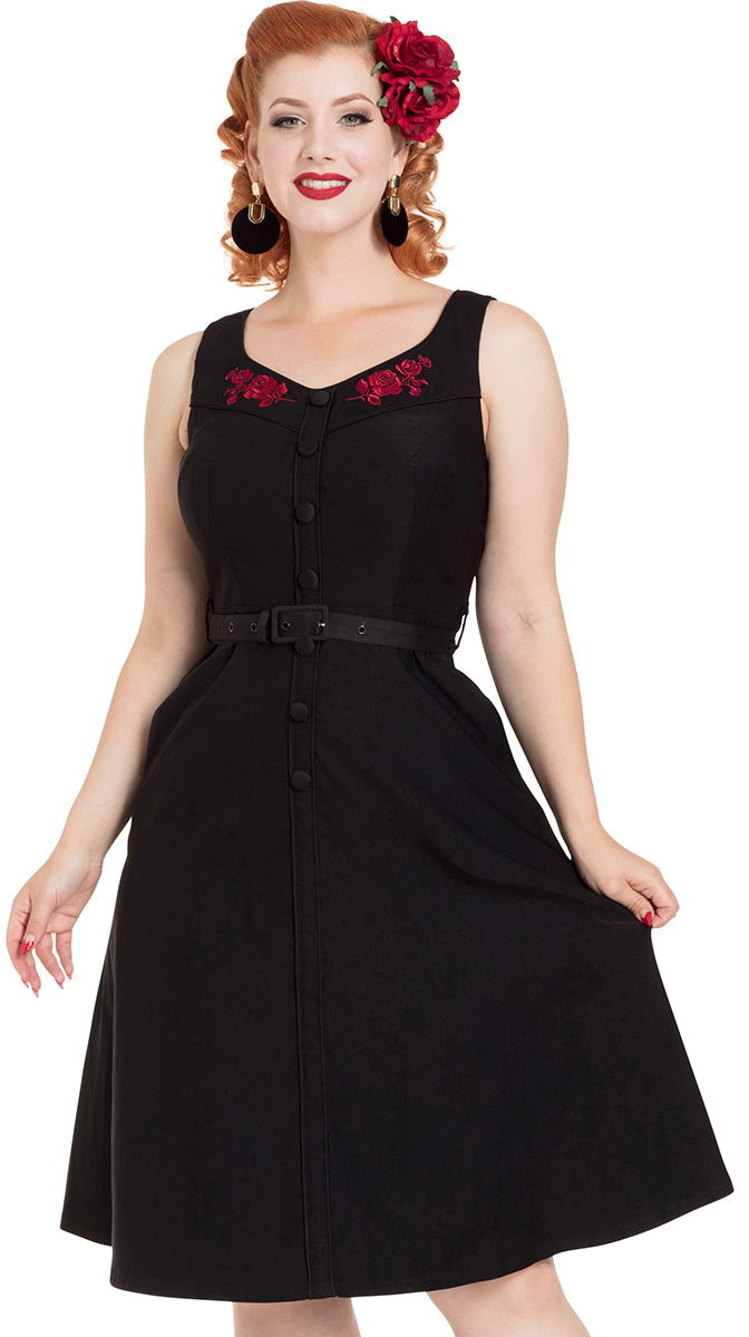 Voodoo_Vixen_JULIETTE_Embroidered_ROSES_Dress_SWING_KLEID-2