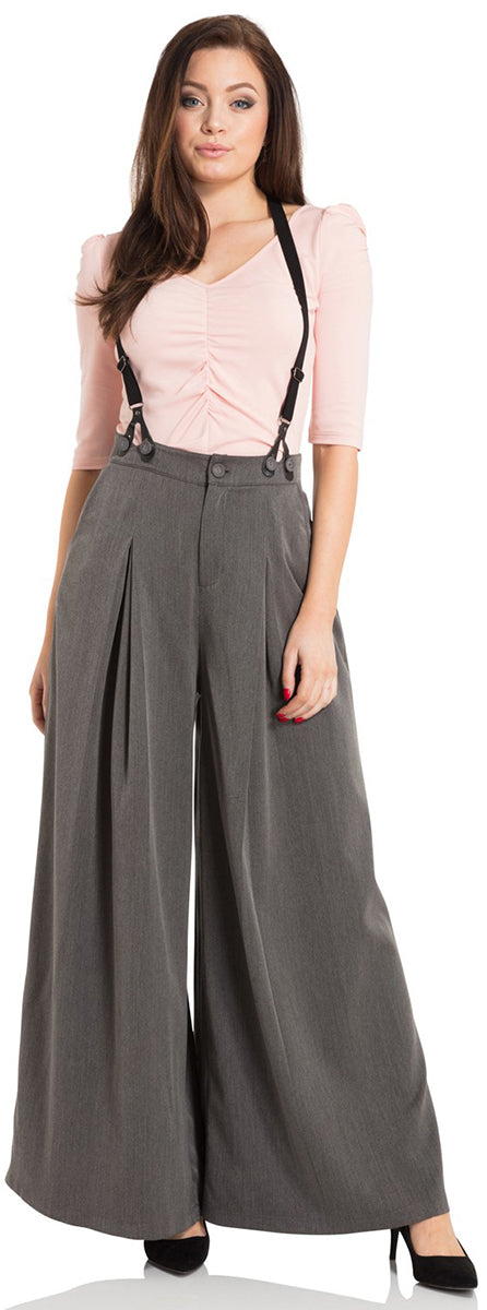 Voodoo_Vixen_KHLOE_Vintage_40s_HIGH_WAISTED_Pin_Up_Trousers_Marlene_HOSE-3