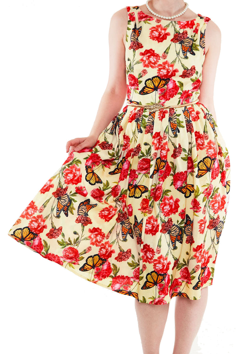 Voodoo_Vixen_LAURA_Vintage_BUTTERFLY_PEONY_Pfingstrosen_KLEID_Swing_Dress_killer_kirsche_2sf5vKGR1bDehJ