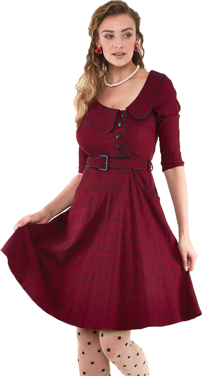 Voodoo_Vixen_LILLY_Vintage_ASYMMETRICAL_COLLAR_50s_Button_SWING_DRESS_Kleid-1foLrSB8U8oX9a