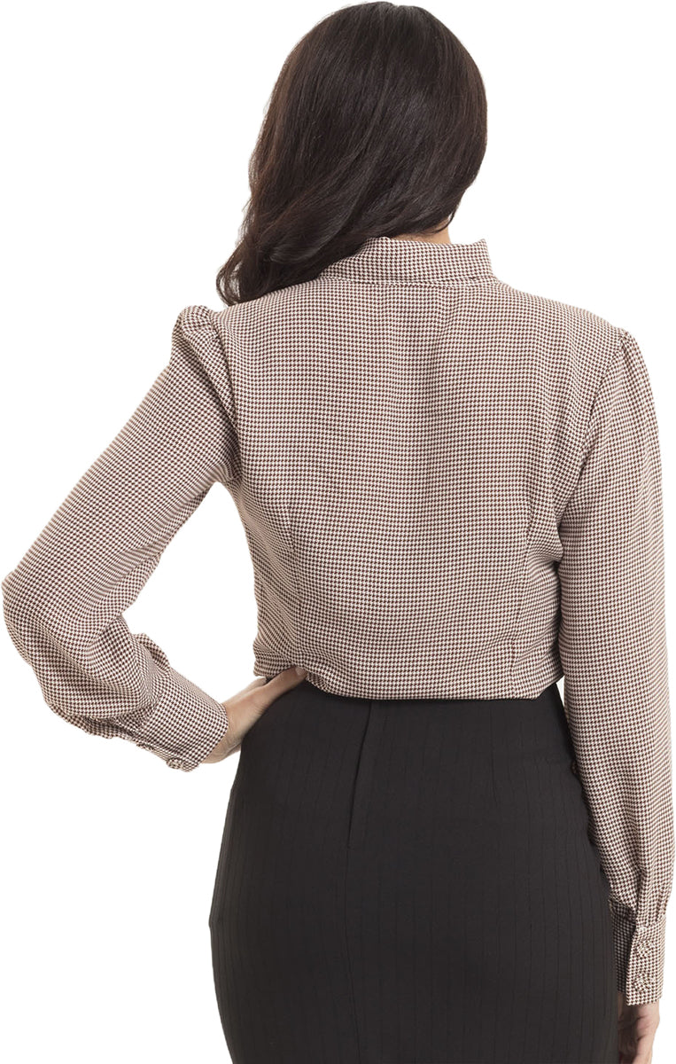 Voodoo_Vixen_MADELINE_40s_Houndstooth_HAHNENTRITT_Schluppenbluse_BLOUSE-26uRXQ80i2ukJZ