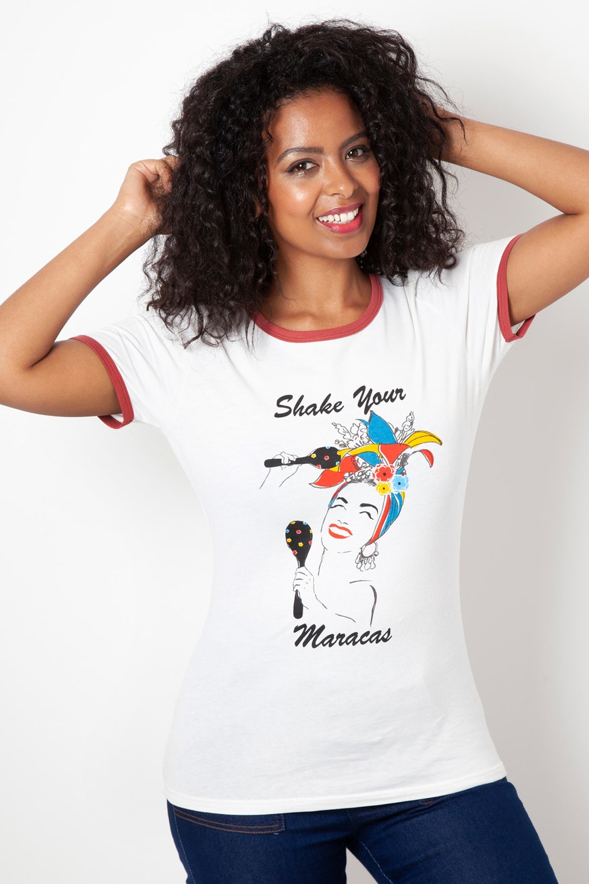 Voodoo_Vixen_MARIAH_Retro_SHAKE_YOUR_MARACAS_Kurzarm_Motiv_T-SHIRT_killer_kirsche_3
