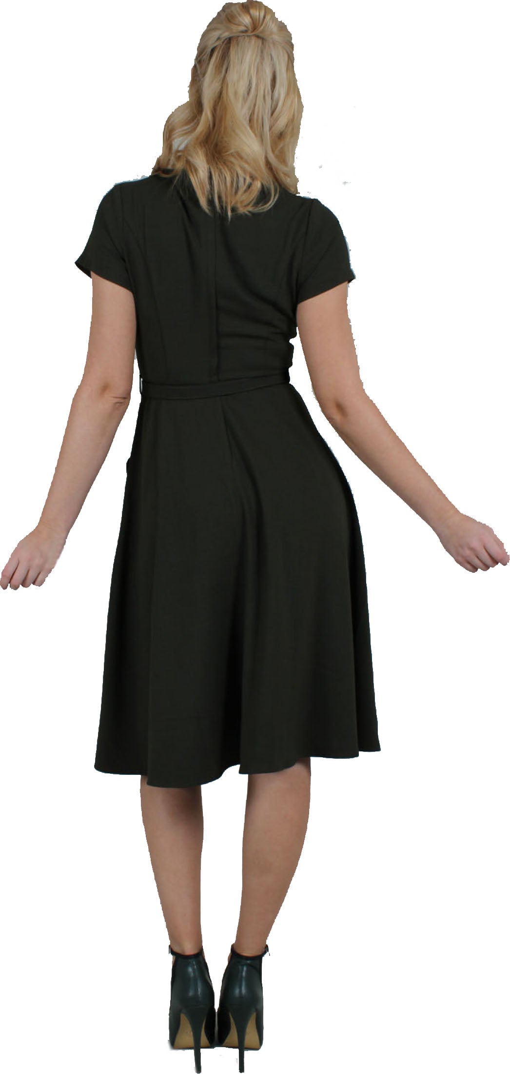 Voodoo_Vixen_Marine_Green_Front_Bodice_Flared_Schleife_Bow_Retro_SWING_DRESS_Kleid_killer_kirsche_2