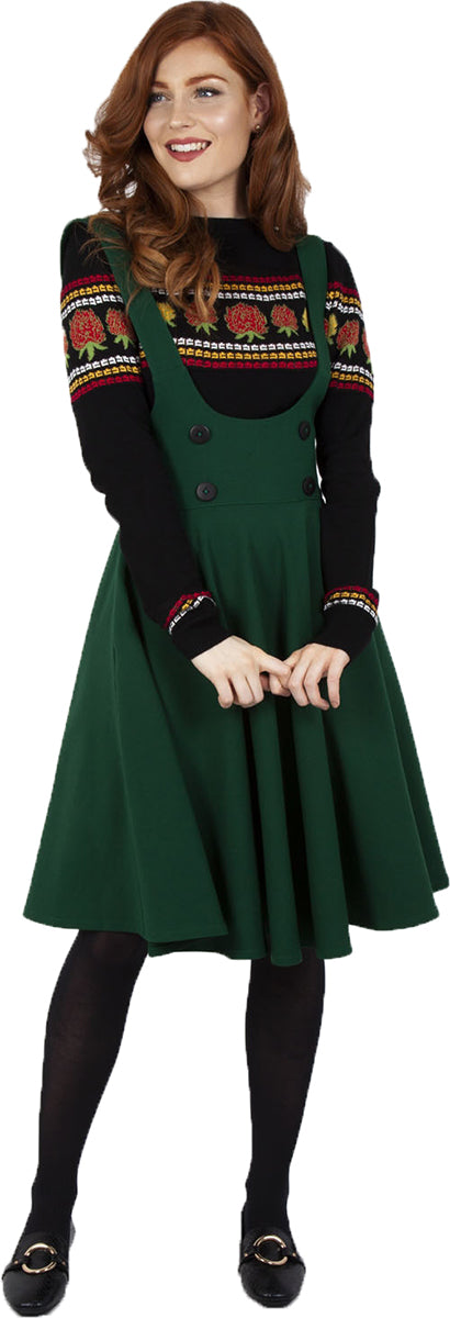 Voodoo_Vixen_PHOEBE_Vintage_SUSPENDER_High_Waist_SWING_SKIRT_Tellerrock-2