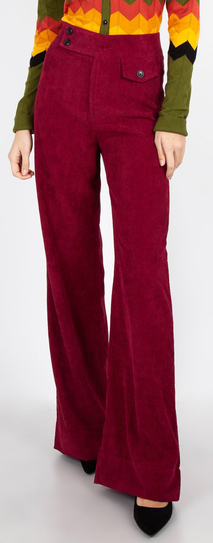 Voodoo_Vixen_REESE_70s_Retro_CORDUROY_Wide_Leg_TROUSERS_Marlenehose_killer_kirsche_3