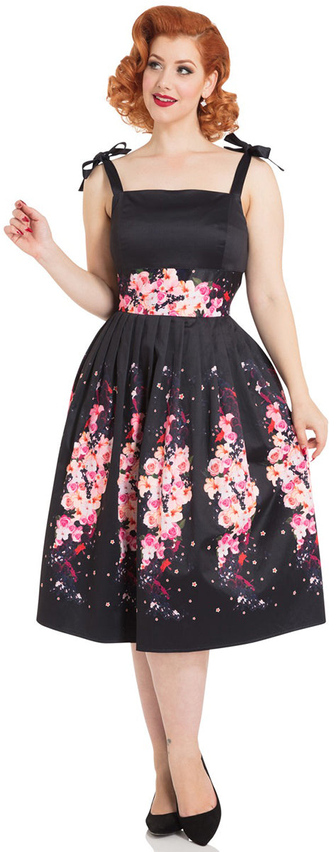 Voodoo_Vixen_ROSEMARIE_Floral_ROSES_Vintage_TRaeGER_Dress_KLEID-1