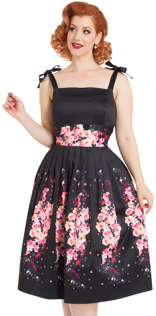 Voodoo_Vixen_ROSEMARIE_Floral_ROSES_Vintage_TRaeGER_Dress_KLEID-2