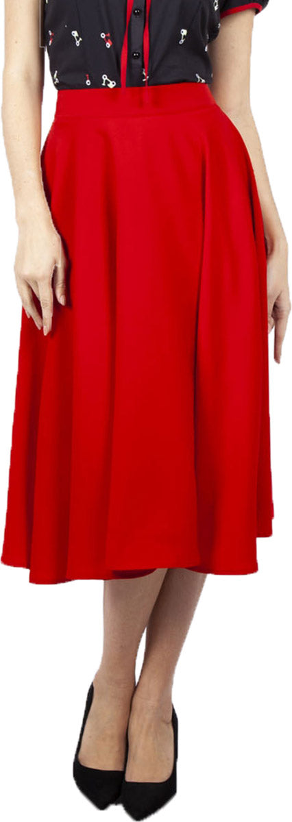 Voodoo_Vixen_ROSY_Vintage_PLAIN_High_Waist_50s_Retro_SWING_SKIRT_Rock_Rot-1jXlzyjaw1PC2o