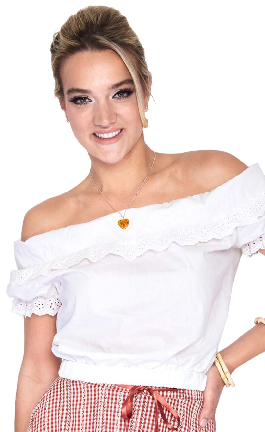 Voodoo_Vixen_Ruffle_neck_milkmaid_Kurzarm_50s_Bluse_SHIRT_Oberteil_Top_killer_kirsche_1