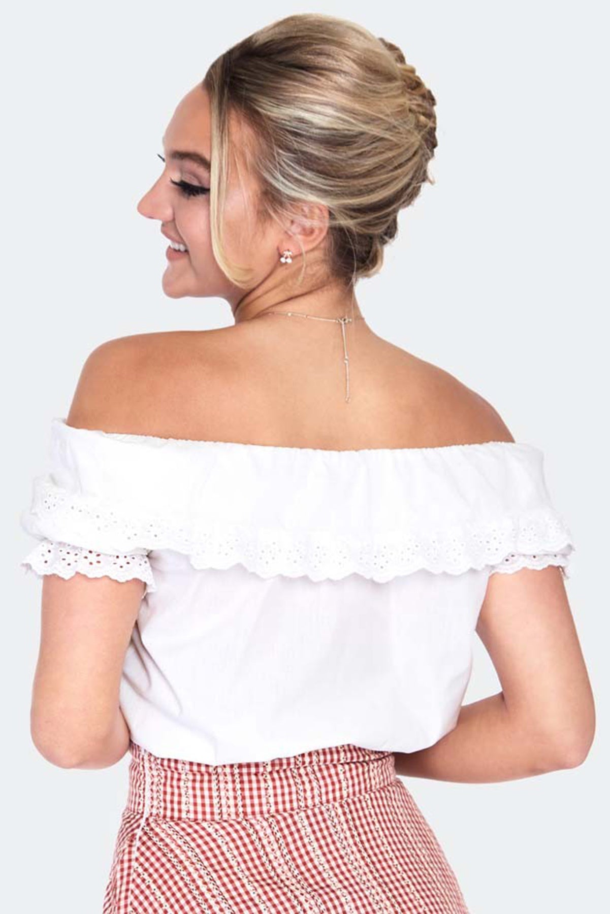 Voodoo_Vixen_Ruffle_neck_milkmaid_Kurzarm_50s_Bluse_SHIRT_Oberteil_Top_killer_kirsche_5