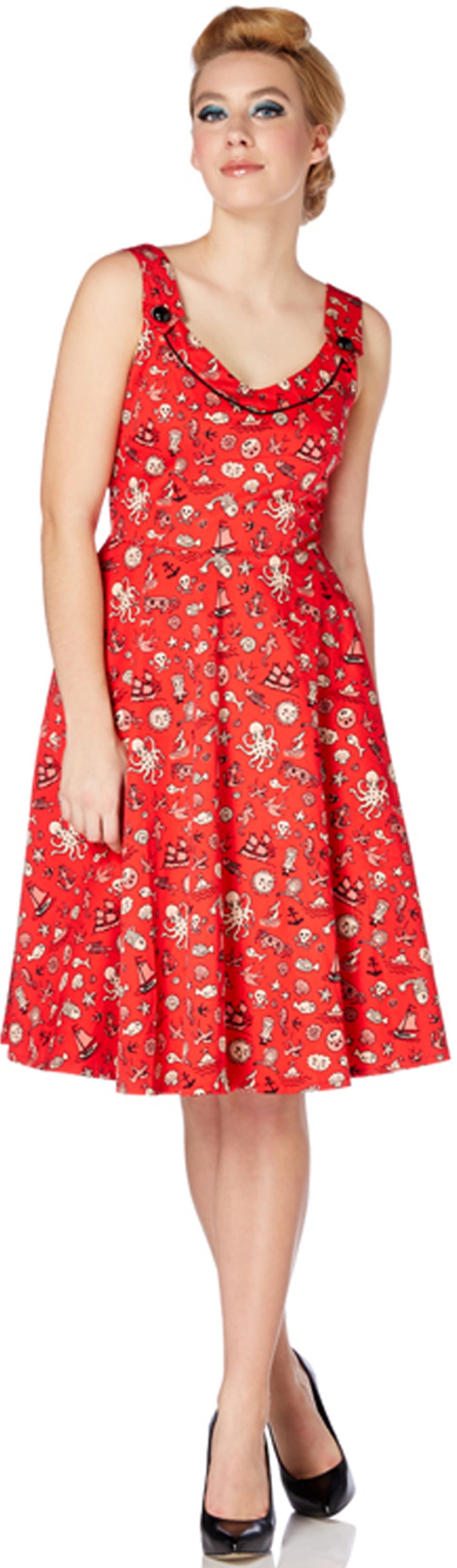 Voodoo_Vixen_SAILOR_Nautic_Anker_OCTOPUS_Dress_KLEIDP5LI1W7YdfquW