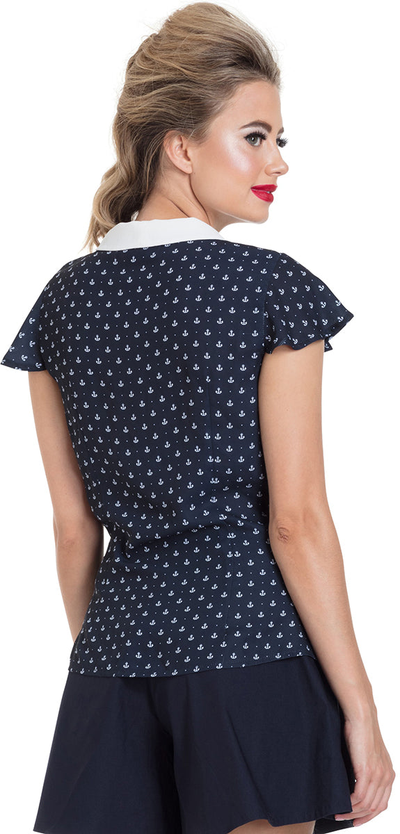 Voodoo_Vixen_SUSAN_Vintage_NAUTICAL_Anker_Bow_Schluppenbluse_BLOUSE-28TerTi5QTaMyg