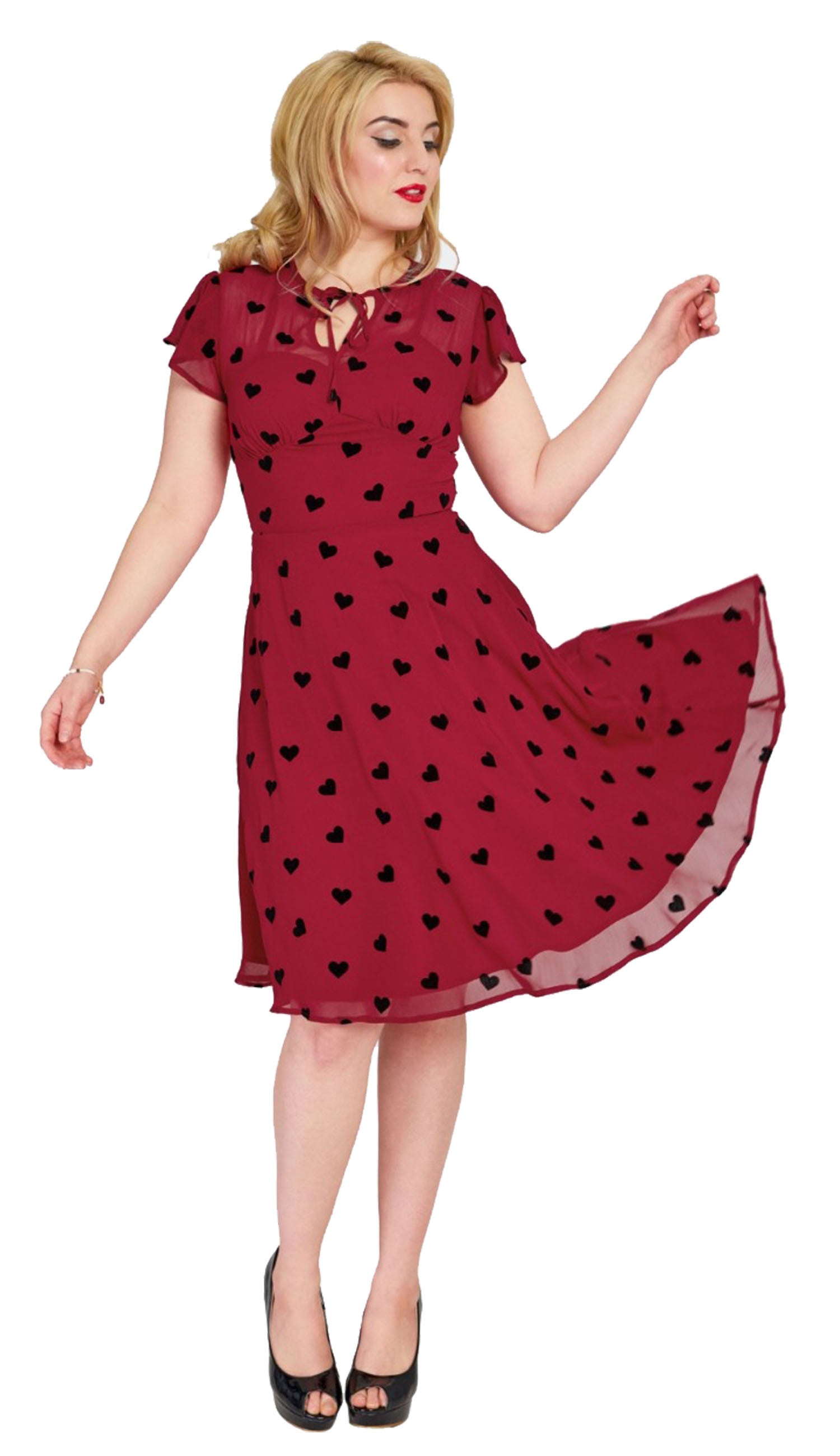 Voodoo_Vixen_VELVET_HEARTS_Peephole_Chiffon_Flare_Vintage_SWING_KLEID_Dress-2