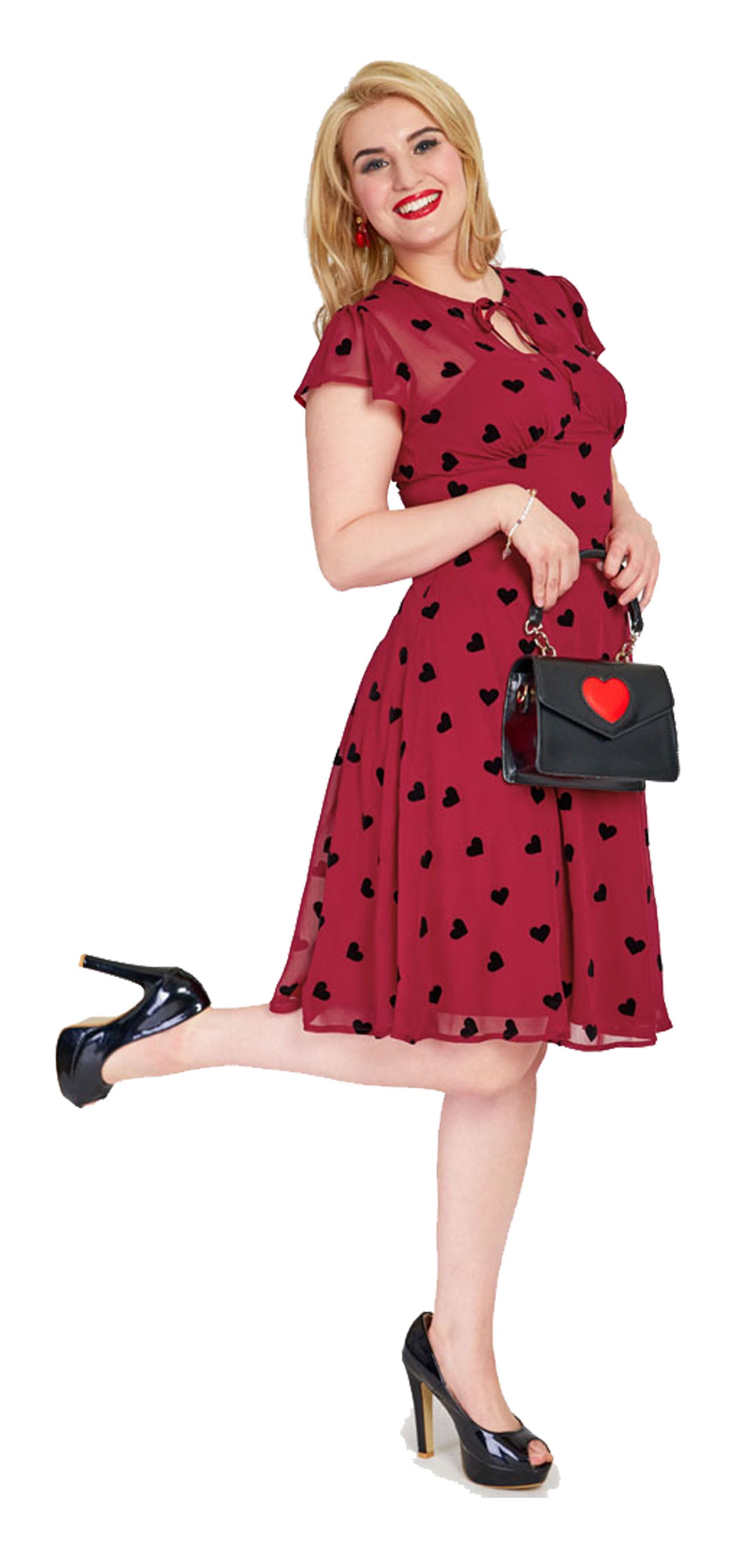 Voodoo_Vixen_VELVET_HEARTS_Peephole_Chiffon_Flare_Vintage_SWING_KLEID_Dress-4