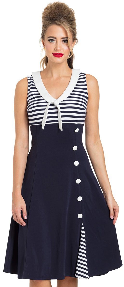 Voodoo_Vixen_VERA_Vintage_NAUTICAL_Sailor_STRIPED_Streifen_Dress_KLEID-2