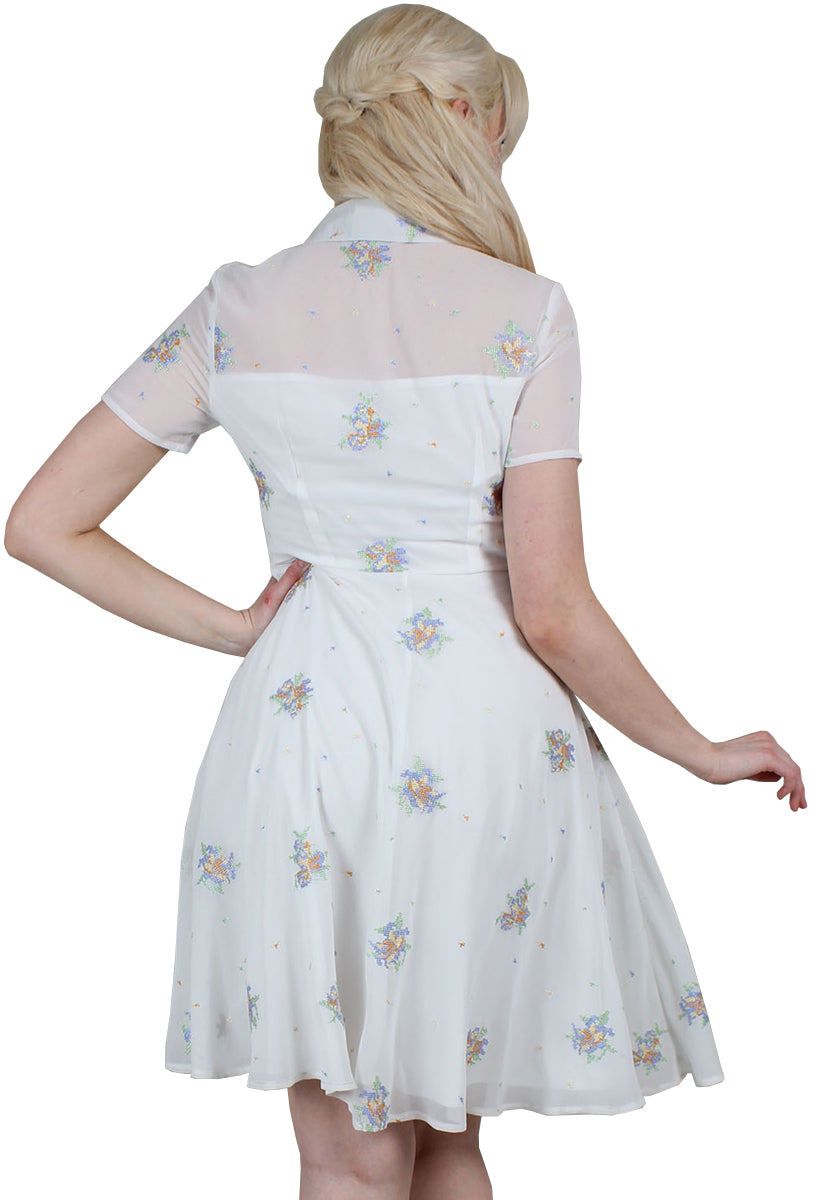 Voodoo_Vixen_WONDER_Vintage_EMBROIDERED_Floral_Chiffon_SWING_KLEID_Dress-3