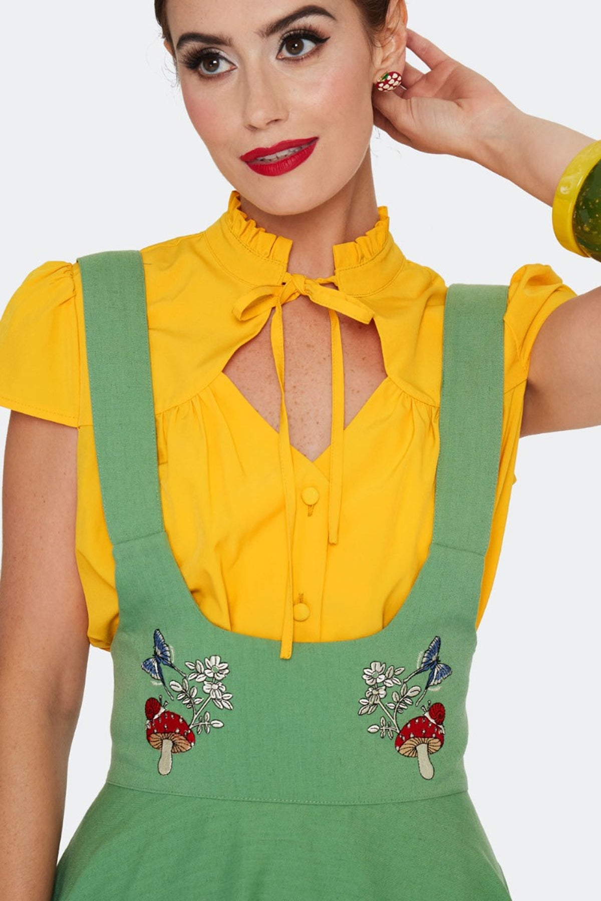 Voodoo_Vixen_WOODLAND_SUSPENDER_50s_High_Waist_Mushroom_SWING_SKIRT_Tellerrock_mit_Traegern_-_Salbeigruen-4