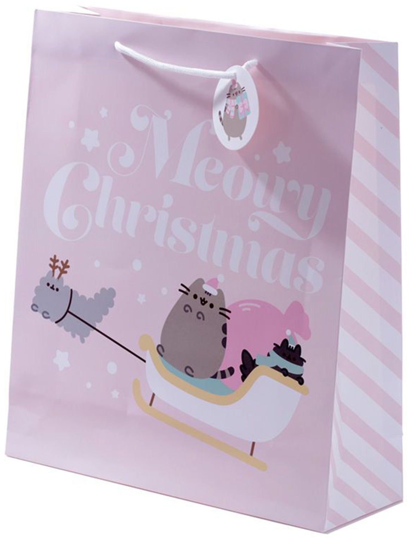 Weihnachten_Pusheen_die_Katze_Geschenktasche_-_Extragross_killer_kirshe_1
