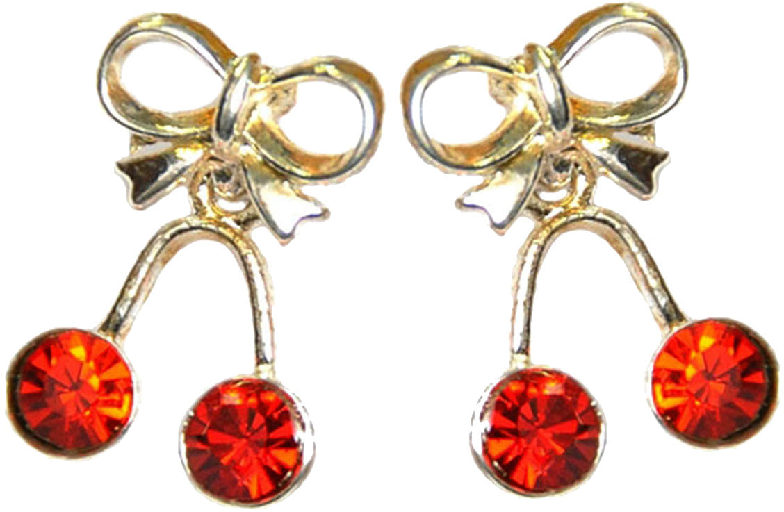 Zauberhafte_CHERRY_BOW_Kirschen_Schleifen_Ohrstecker3bIkEAdoeq5t8