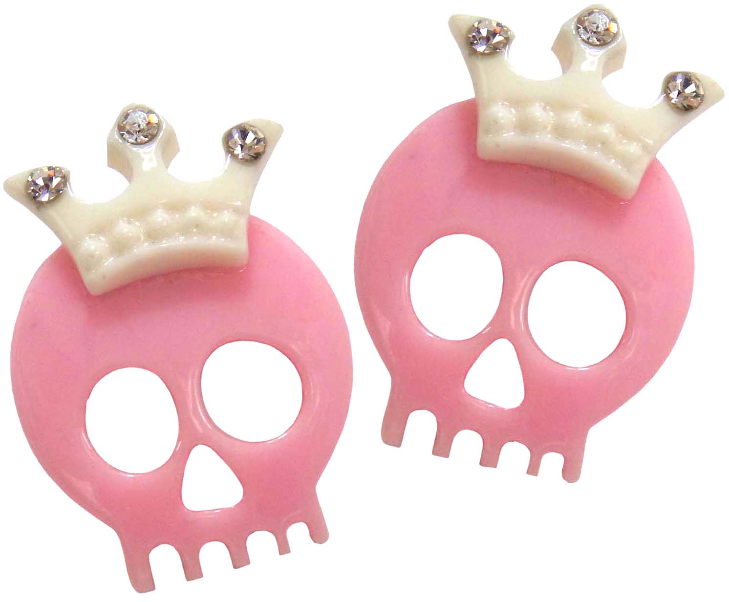 Zauberhafte_Girlie_Skull_CROWN_Totenkopf_OhrsteckerI0lxzUWzHGaVW