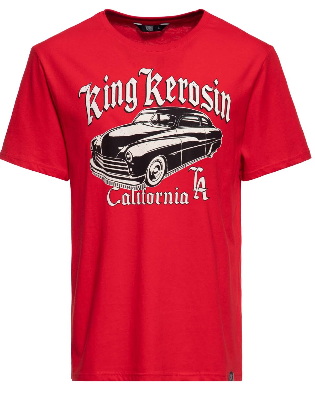 ing_Kerosin_CALIFORNIA_GREASER_Muscle_Car_MOTIV_Kurzarm_Regular_Fit_TSHIRT_Oberteil-1