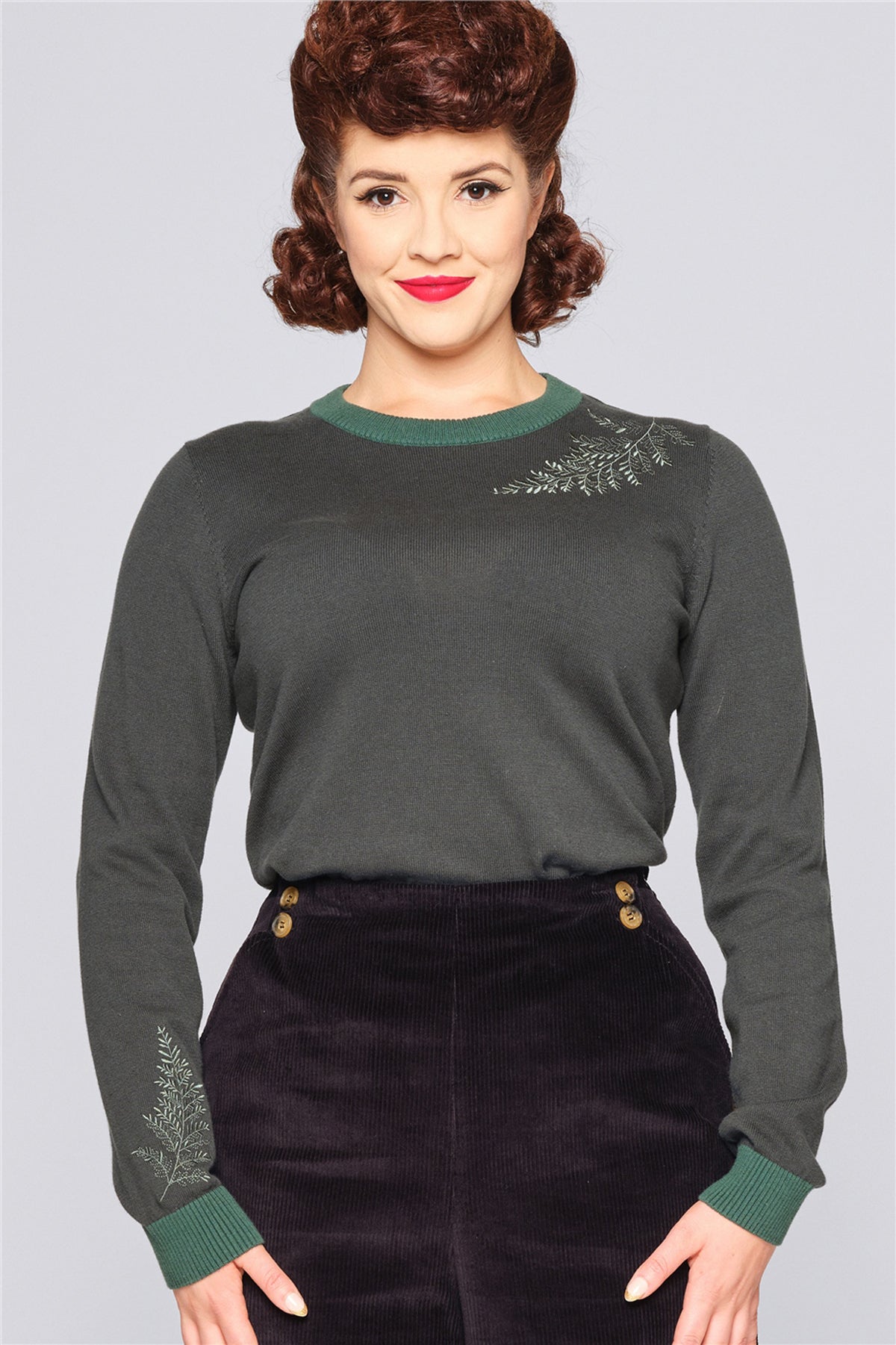right_and_Beautiful_CLARIS_FERN_Vintage_Farn_Langarm_Retro_JUMPER_Pullover_Gruen-5